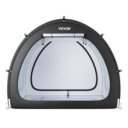 Utomhuscykelförvaringstält Fläktformat vattentätt cykeltält för 5+ cyklar