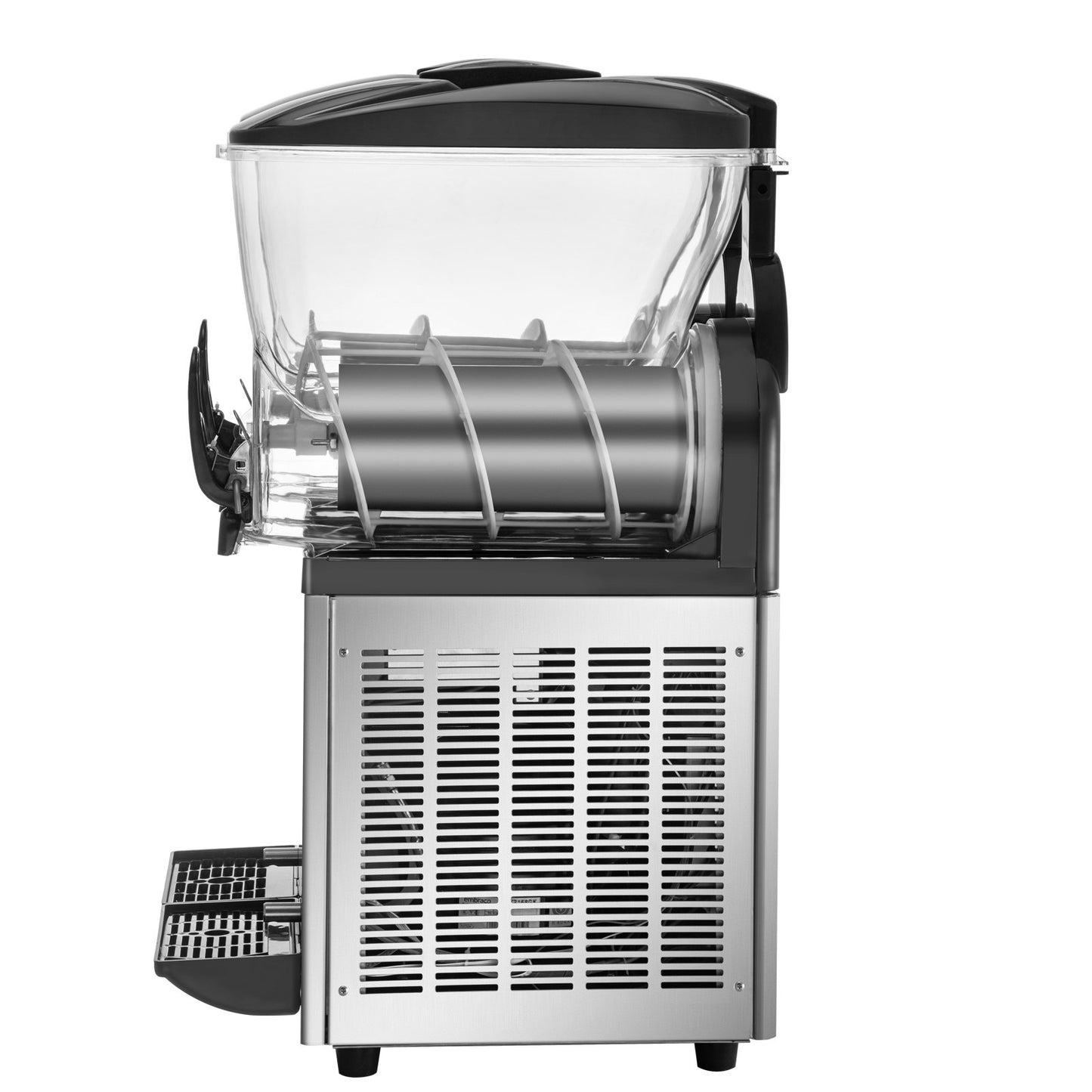 Slush Frozen Drink Machine, 2x15L Tank Commercial Margarita Machine, 890W rostfritt stål Margarita Slush Maker, Temperatur Slush 25°F till 30°F Drink Maker, Perfekt för restauranger Kaféer Barer