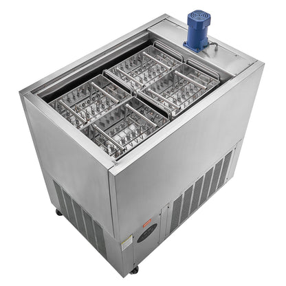 Kommerzielle Eismaschine mit 4 Formen, Set – 120 STS-Eis am Stiel-Maschine