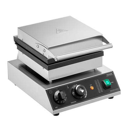 2PCS Kommerziellen Waffel Maker Rechteck Waffel Maker 2000W