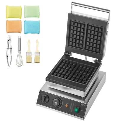 2PCS Kommerziellen Waffel Maker Rechteck Waffel Maker 2000W