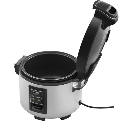 Commercial Rice Cooker 45-Cup Non-Stick Pot 9L 12H Keep Warm Restaurant