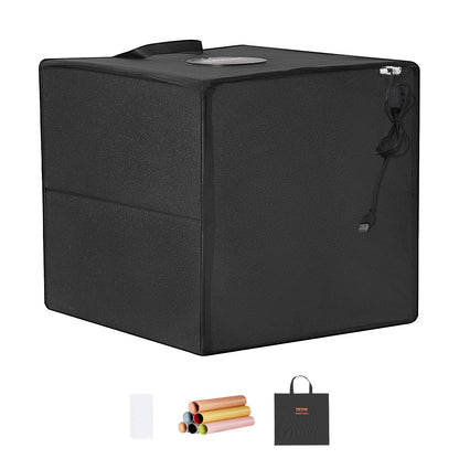 16" x 16" Photo Studio Light Box 3000-5600K 6 dubbelsidiga färgbakgrunder