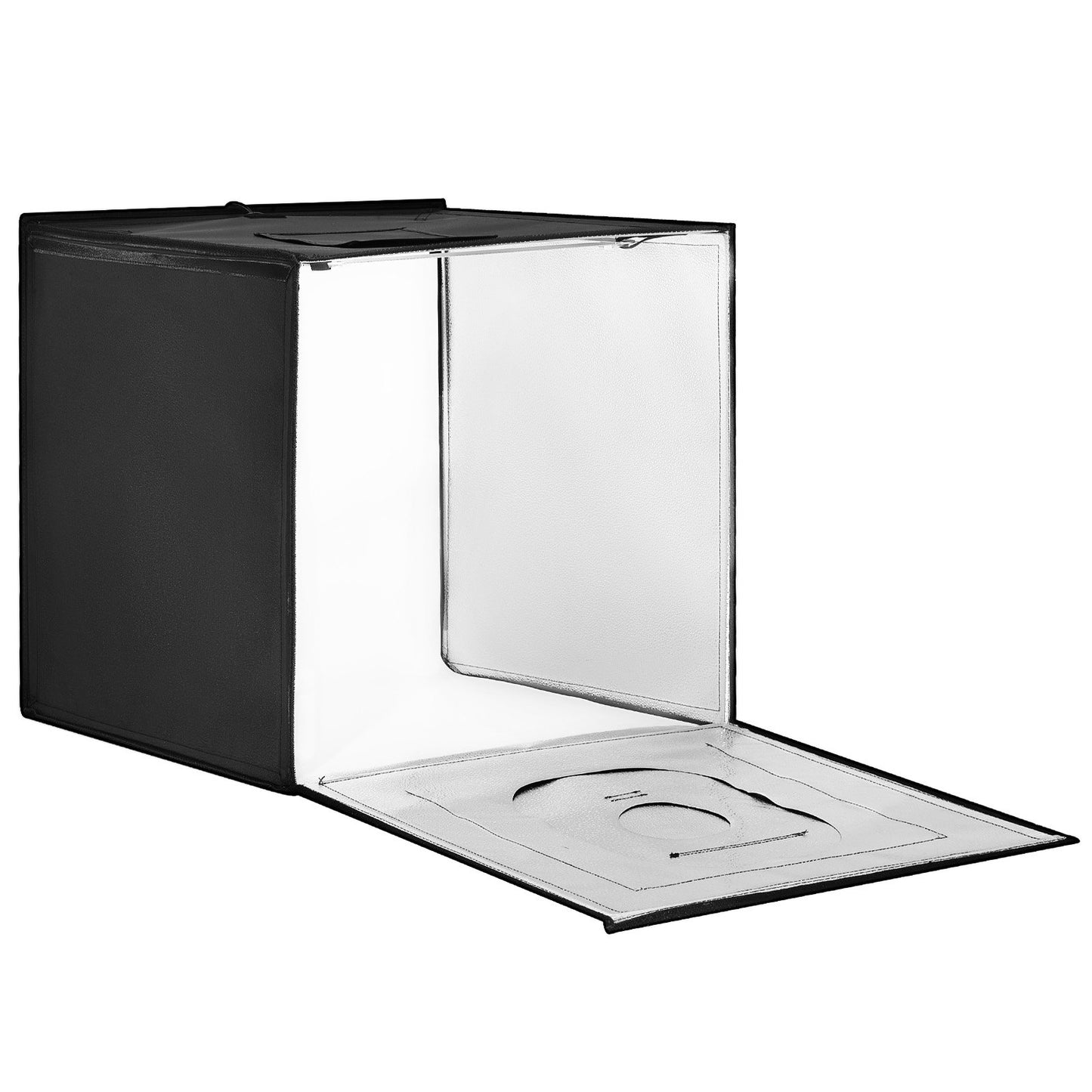 Lichtbox für Fotostudio, 61 x 61 cm, 3000–5600 K, 3 einstellbare Farbtemperaturen