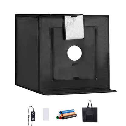Lichtbox für Fotostudio, 61 x 61 cm, 3000–5600 K, 3 einstellbare Farbtemperaturen