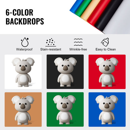 Photo Studio Light Box 12"x12" 3000-5600K Justerbar 3 färgtemperaturer