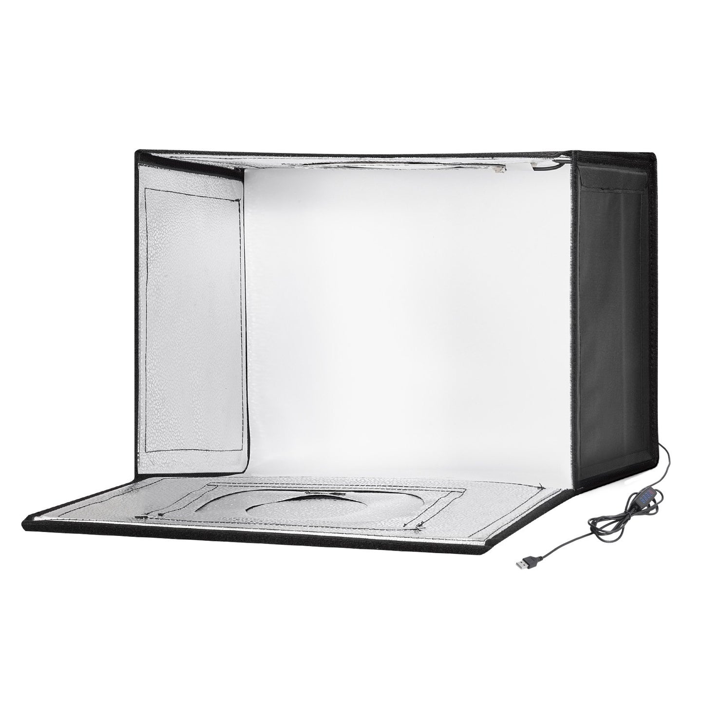 Photo Studio Light Box 12"x12" 3000-5600K Justerbar 3 färgtemperaturer