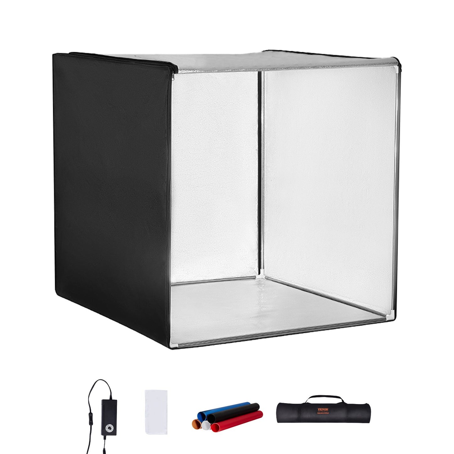 Photo Studio Light Box 32" x 32" 5600K med 210 LED-lampor strömadapter