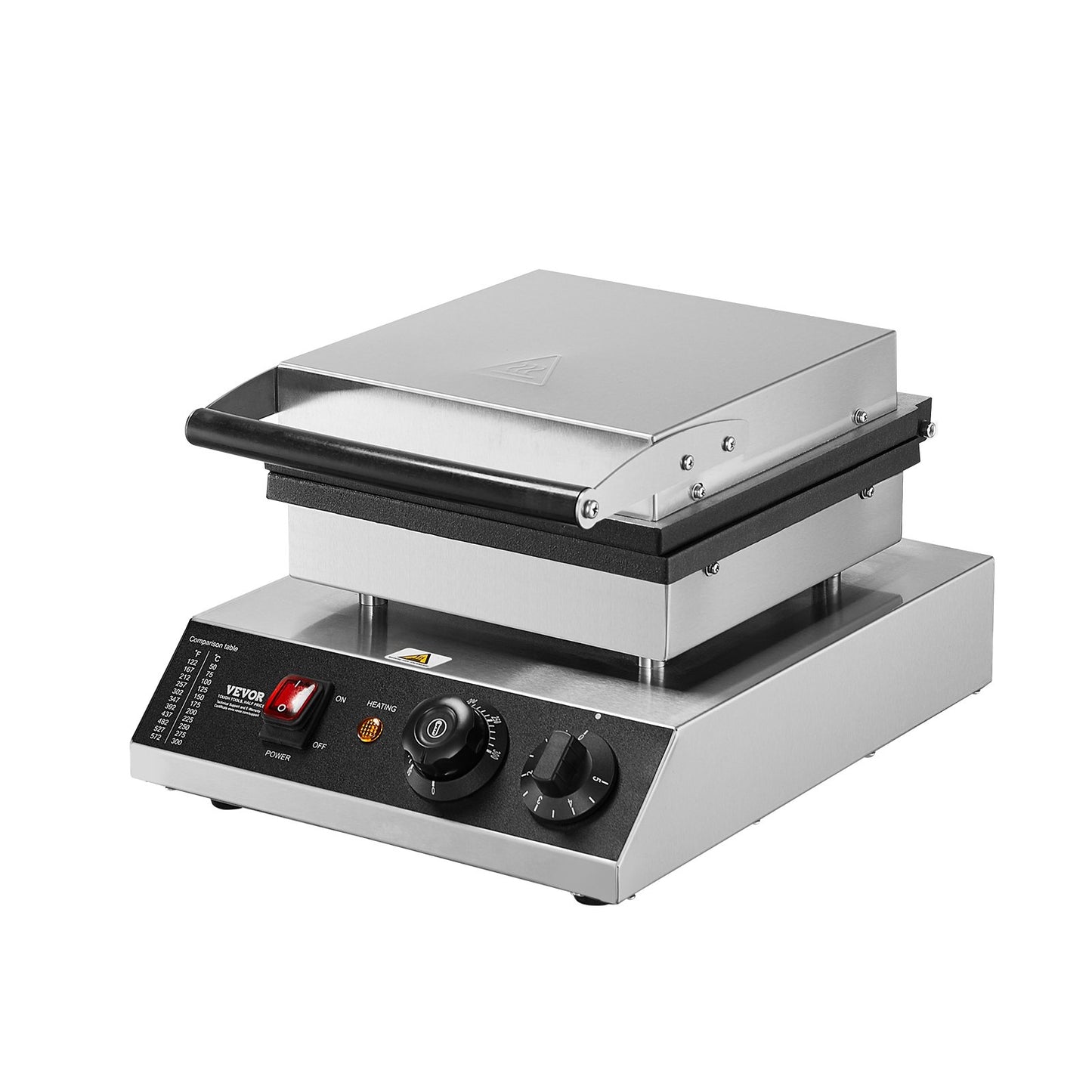 Mini Dutch Pancake Maker, 25PCS 43mm Diameter Dorayaki Baker Machine, 1700W Commercial Electric Poffertjes Grill, Non-stick Stainless Steel, Temp & Time Control, for Home Kitchen Restaurant