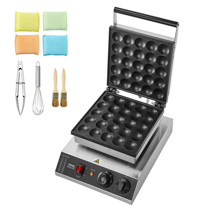 25 STÜCKE 43mm Mini Dutch Pfannkuchen Maker Kommerziellen Dorayaki Baker 1700W