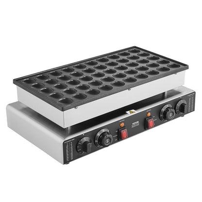 50PCS 43mm Mini Dutch Pancake Maker Commercial Dorayaki Baker 1700W