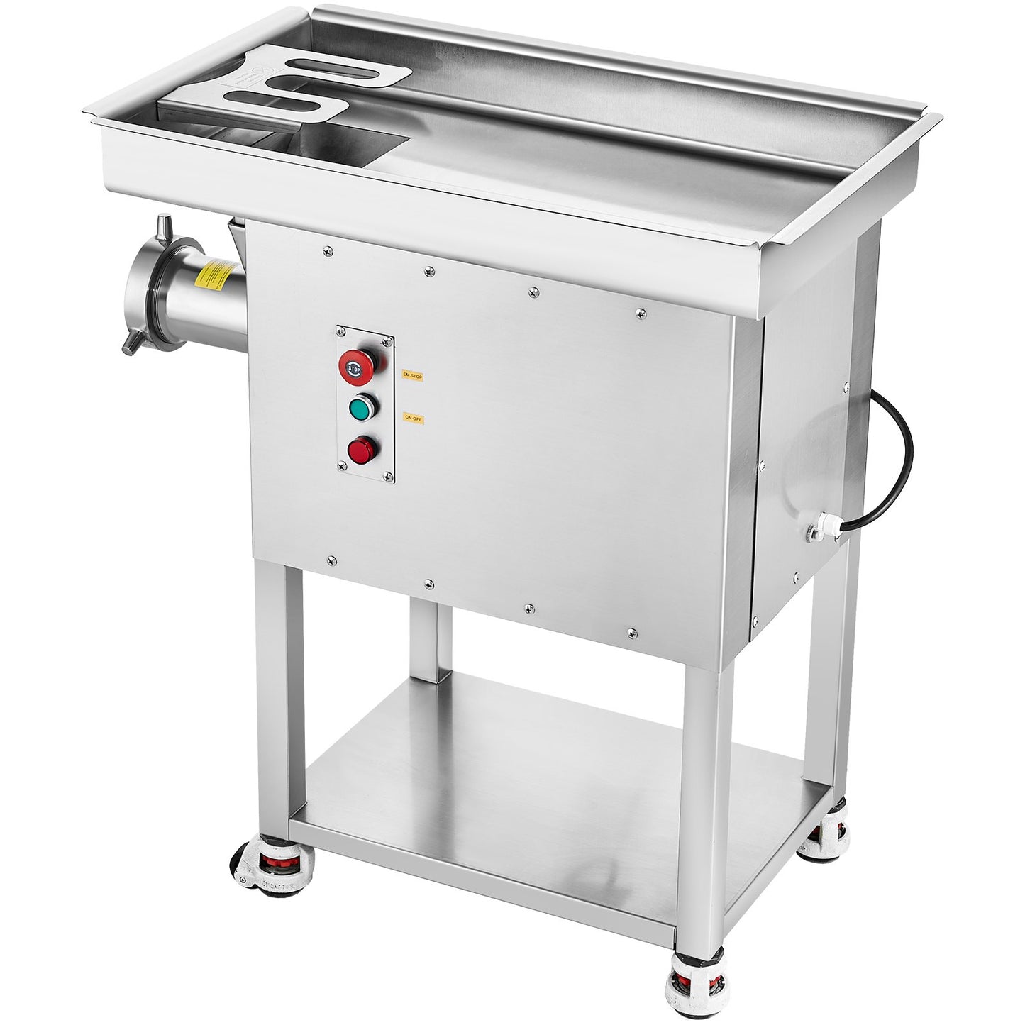 Commercial Electric Meat Grinder 22Lb/Min 2200W Industrial Cabinet Grinder