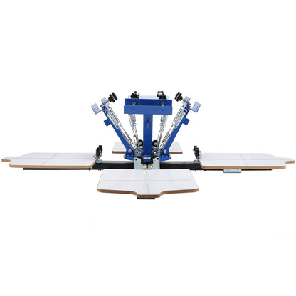 4-Farben-Siebdruckmaschine mit 4 Stationen für Siebdruck