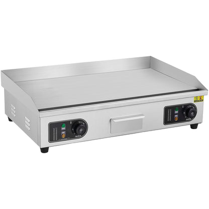 Commercial Electric Grill 4400W Countertop Flat Grill 122℉-572℉