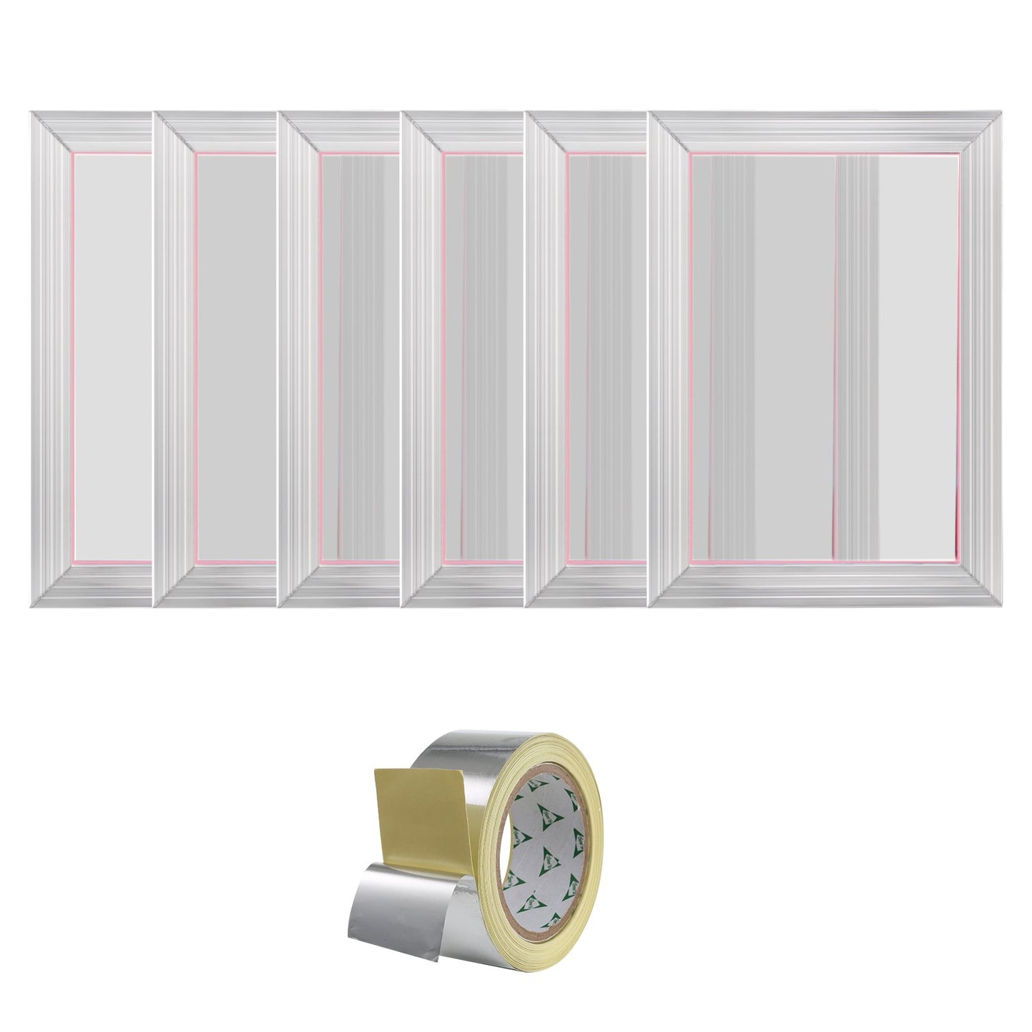 Siebdruck-Set, Siebdruckrahmen, 25,4 x 35,6 cm, 156 Maschen, 6-teilig