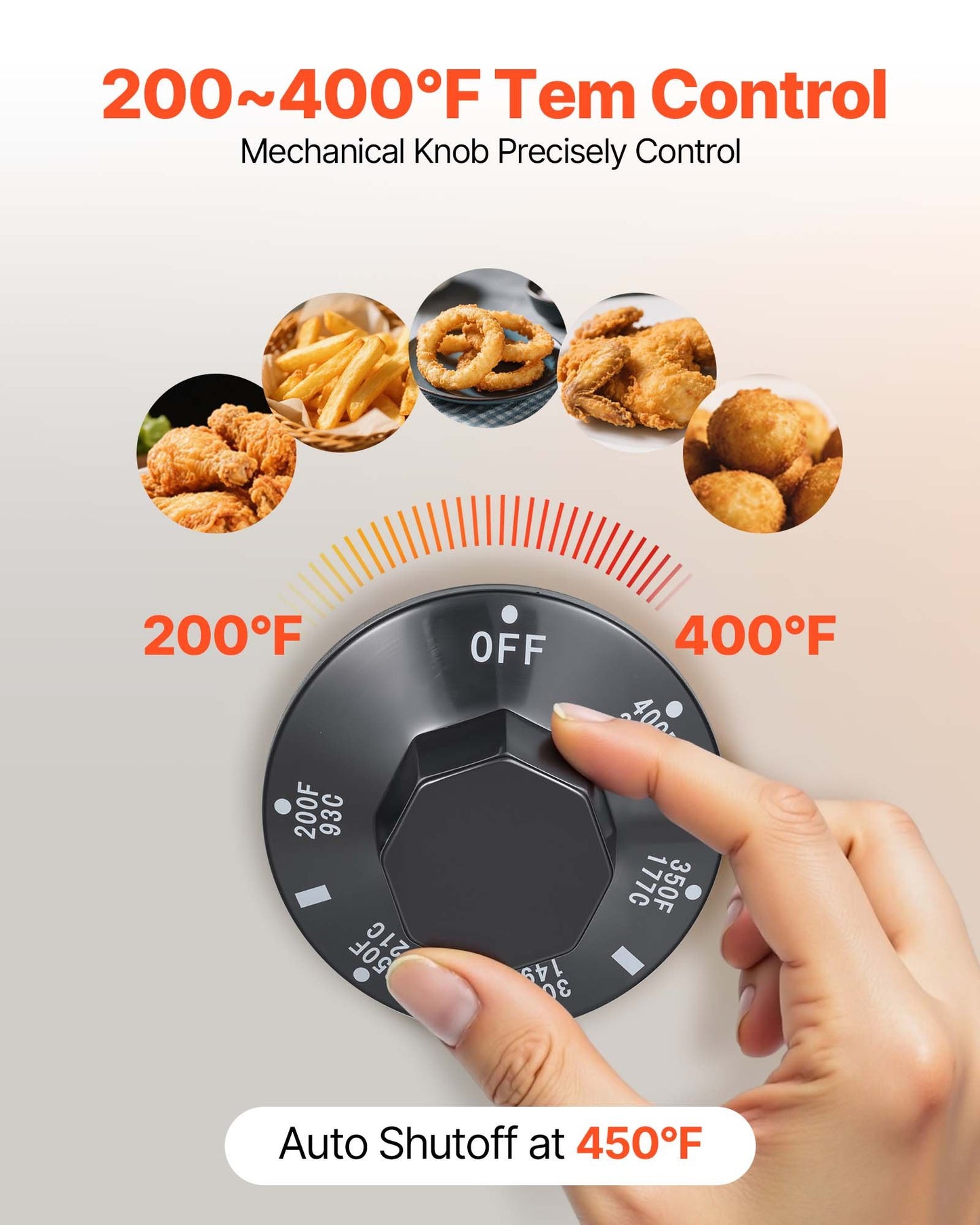 Commercial Deep Fryer, 3-Burner Fryer for Restaurants, Stainless Steel Floor Standing Deep Fryers with Dual Baskets and Adjustable Temperature, Propane Powered, 40 lbs Capacity, 90,000 BTU