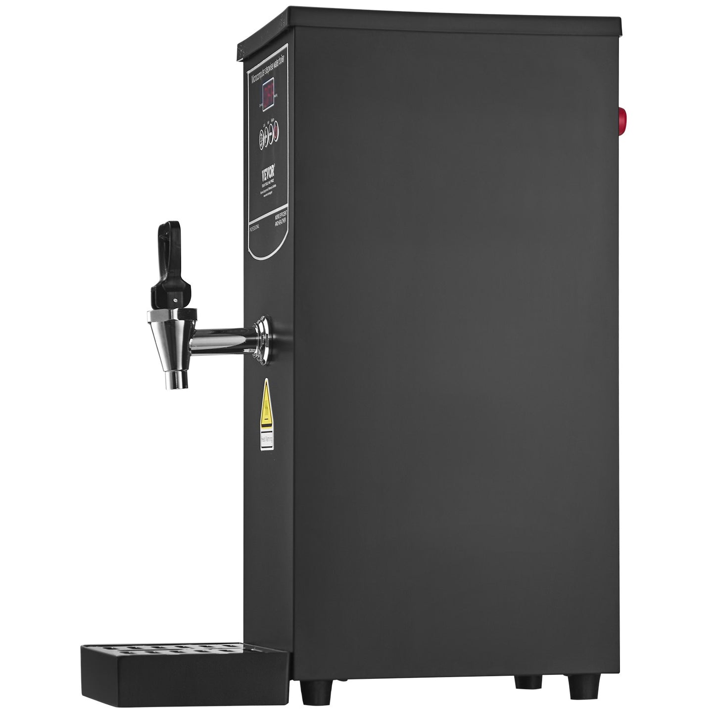 Commercial Water Boiler, Electric Hot Water Dispenser with 316 Stainless Steel Heating Tube, 1500W Step-by-step Fast Heating 50L per Hour Hot Water Boiler, for Coffee Tea Restaurant Office