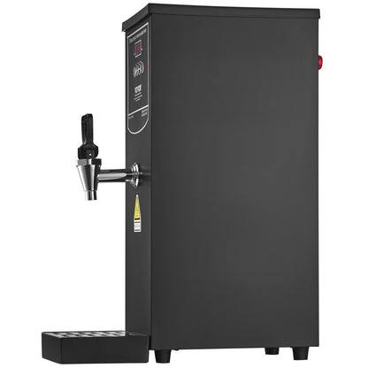 Commercial Water Boiler, Electric Hot Water Dispenser with 316 Stainless Steel Heating Tube, 1500W Step-by-step Fast Heating 50L per Hour Hot Water Boiler, for Coffee Tea Restaurant Office