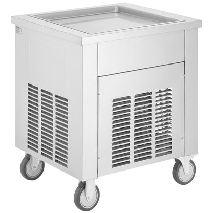 Maschine für frittierte Eisrollen, gerollte Eismaschine, 19,7 x 19,7 Zoll Pfanne