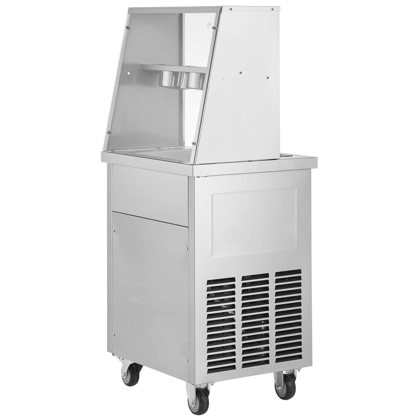 Maschine für frittierte Eisrollen, gerollte Eismaschine, 35,4 x 35,4 cm Pfanne