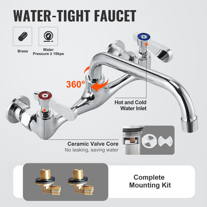 Stainless Steel Prep & Utility Sink, 1 Compartment Free Standing Small Sink Include Faucet & legs, 21"x41" Commercial Single Bowl Sinks for Garage, Restaurant, Kitchen, Laundry