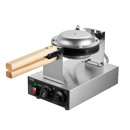 Commercial Bubble Waffle Machine Egg Pancake Baking Machine 1400W Non-stick