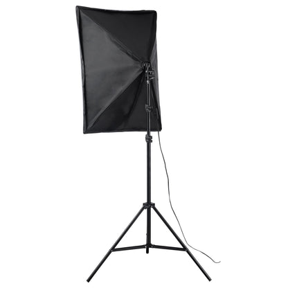 Softbox-Beleuchtungsset 20 Zoll x 28 Zoll 30 W 5500 K LED-Leuchten Verstellbarer Ständer