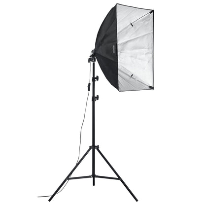 Softbox-Beleuchtungsset 24 x 24 Zoll, 30 W, 5500 K, LED-Leuchten, verstellbarer Ständer