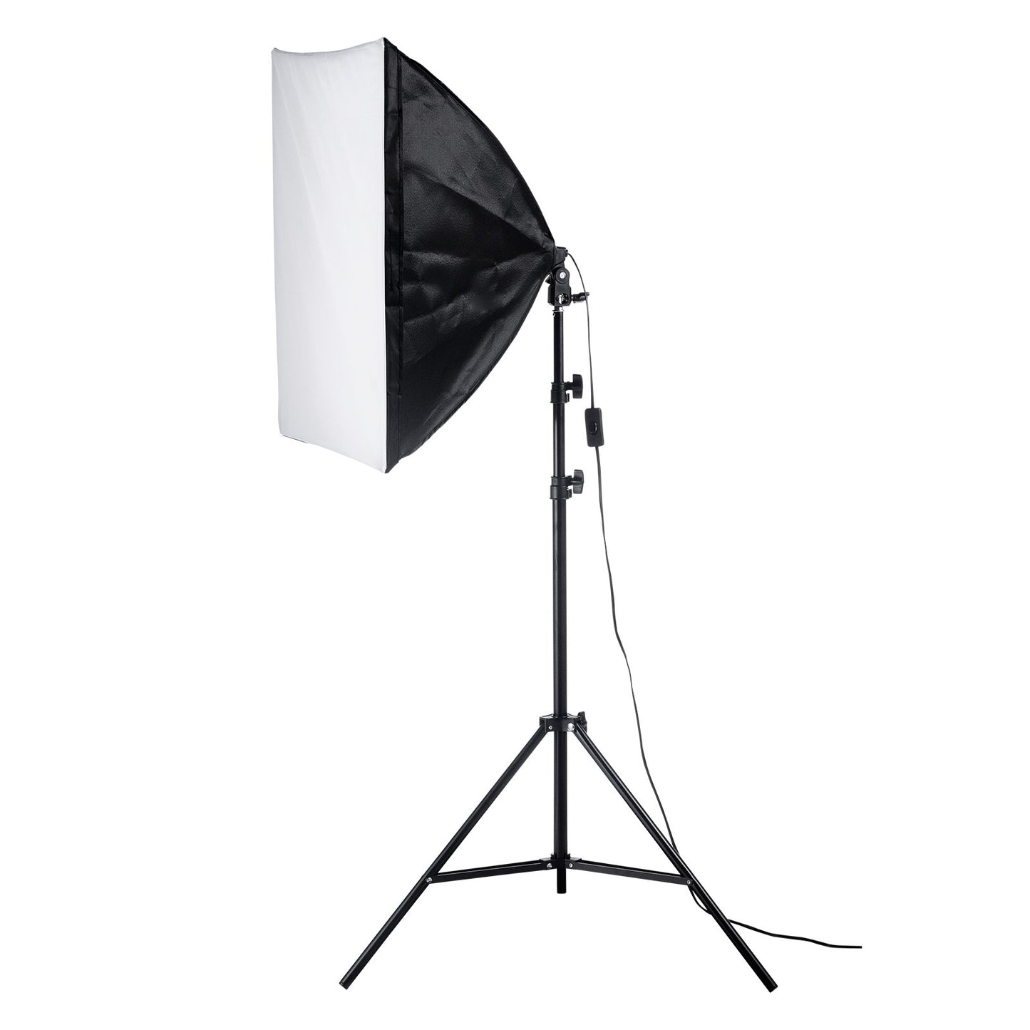 Softbox-Beleuchtungsset 24 x 24 Zoll, 30 W, 5500 K, LED-Leuchten, verstellbarer Ständer