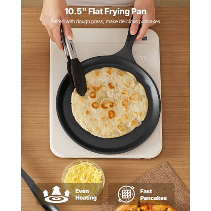 8 inch tortilla press chapati machine roti dough maker heavy duty cast iron