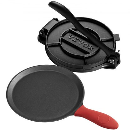 8 inch tortilla press chapati machine roti dough maker heavy duty cast iron