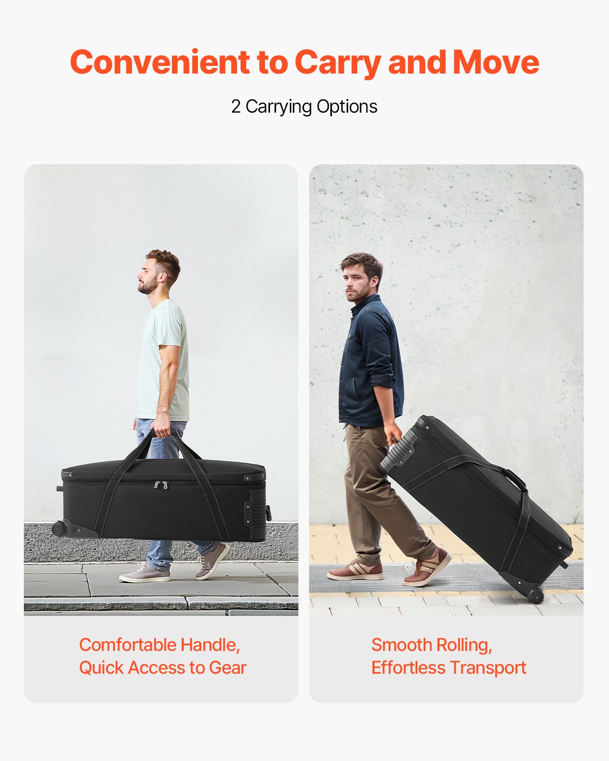 Studio Equipment Trolley Case 39,37 x 14,96 x 12,60 i rullande kameraväska