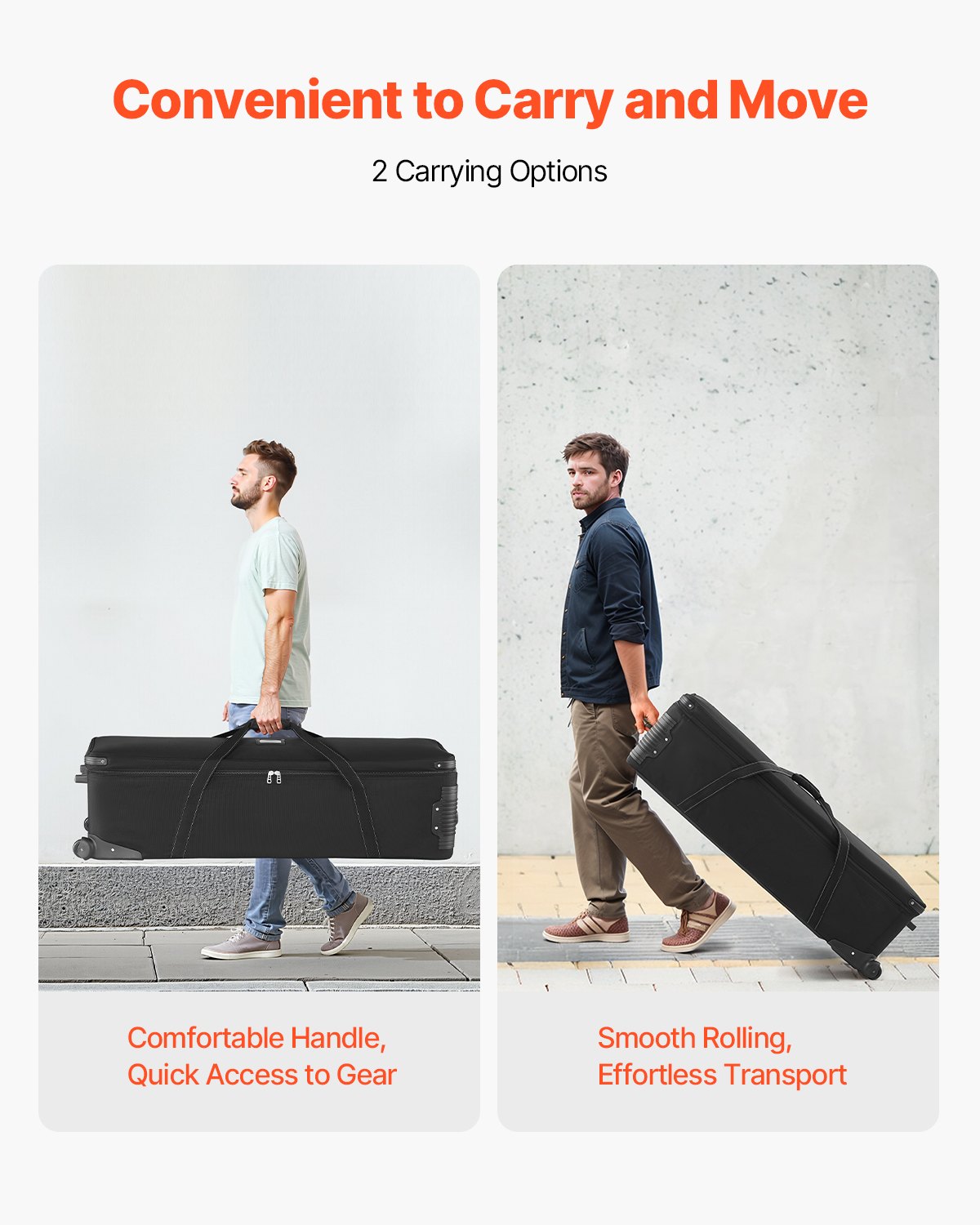 Studio Equipment Trolley Case 51,57 x 14,37 x 14,96 i rullande kameraväska