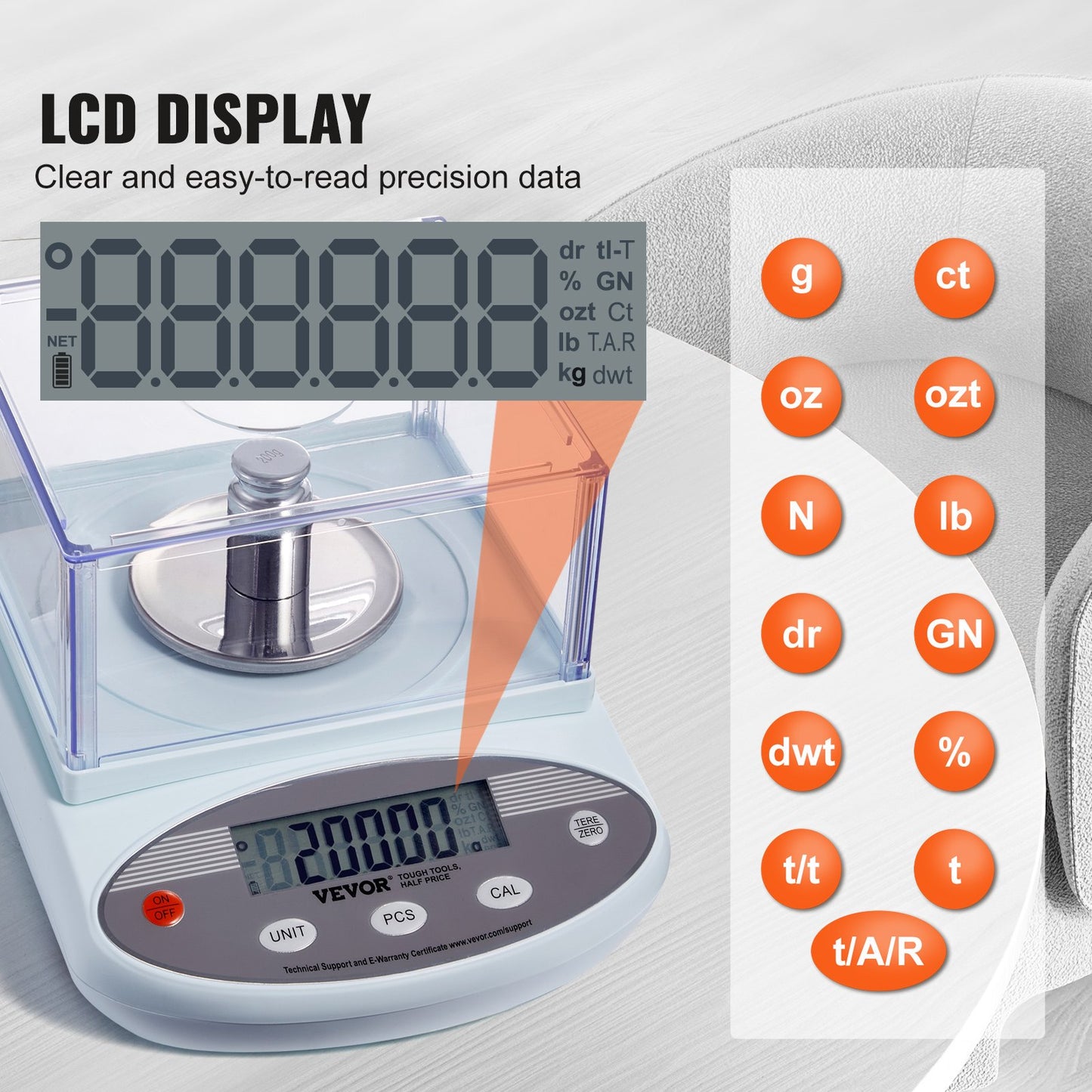 Analytical Balance Lab Scale 500g x 0.001g 13 Units with Windscreen LCD