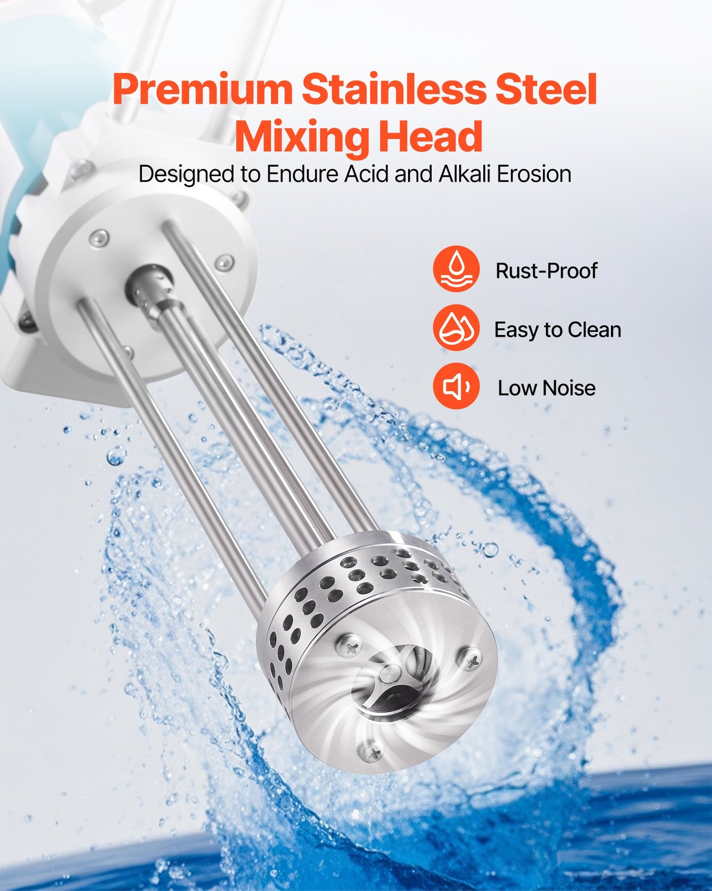 Homogenizer, 500 W Laboratory High Speed Dispersing Homogenizer, 200-11000 RPM High Shear Lab Mixer Emulsification Machine, Digital Display Blender, Stainless Steel, for Cosmetics/Food Industry