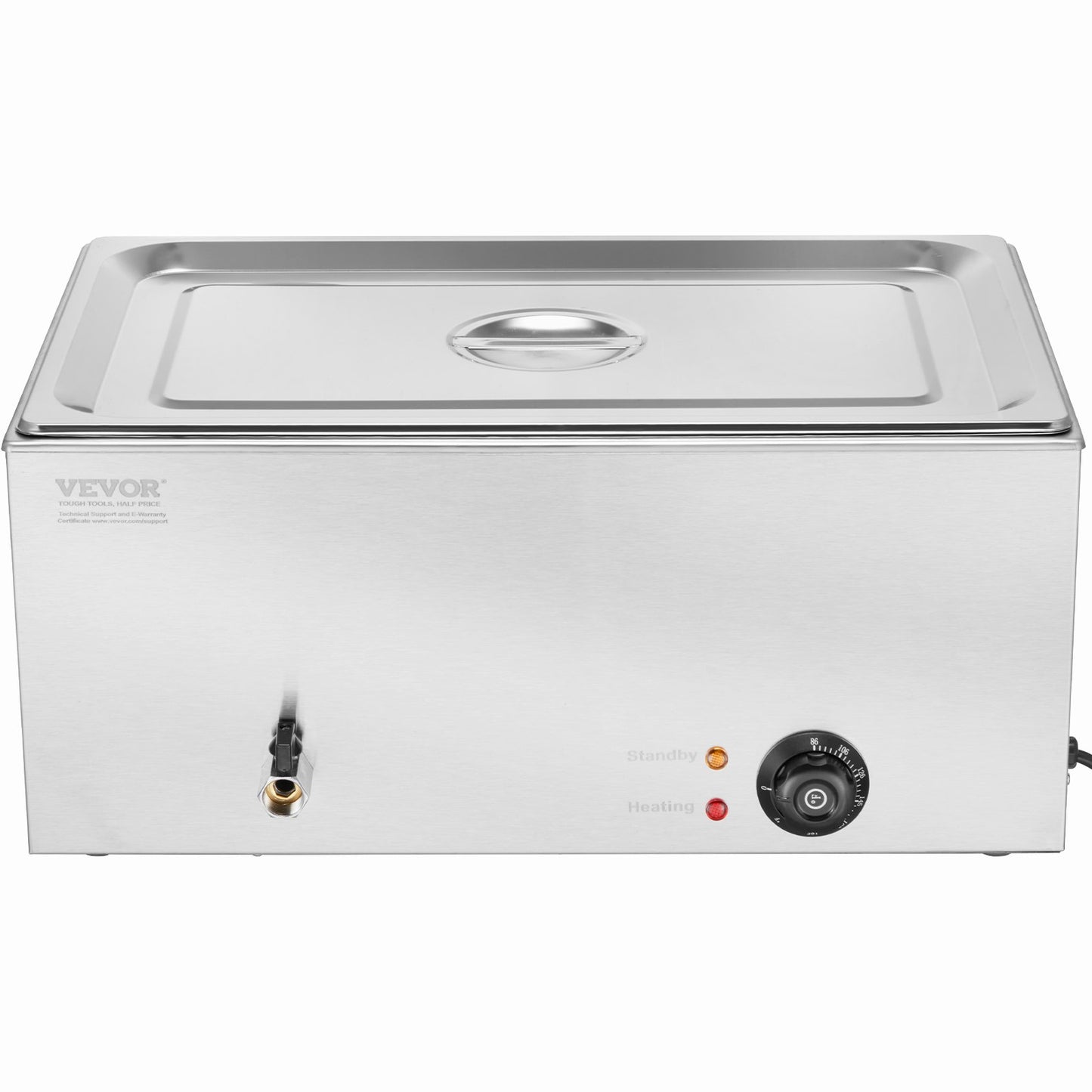 Commercial Electric Food Warmer Countertop Buffet 1*19Qt Pan Bain Marie