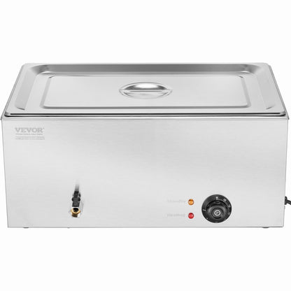 Commercial Electric Food Warmer Countertop Buffet 1*18L Pan Bain Marie