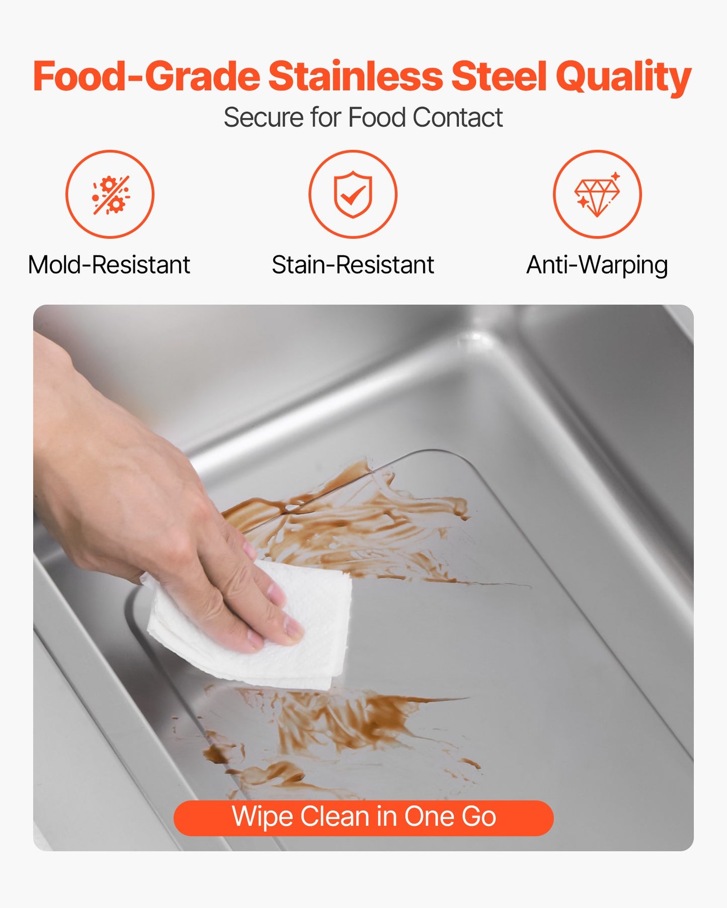 Commercial Food Warmer, 1200W Electric Stainless Steel Steam Food Warmer, Fast Heating Countertop Buffet Bain Marie with Soup & Perforated Ladles, for Catering, Restaurants, Parties, Buffets