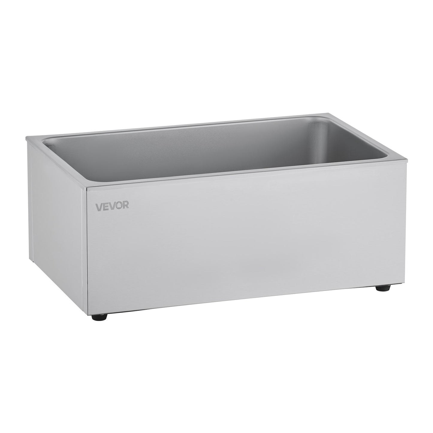Commercial Food Warmer, 1200W Electric Stainless Steel Steam Food Warmer, Fast Heating Countertop Buffet Bain Marie with Soup & Perforated Ladles, for Catering, Restaurants, Parties, Buffets