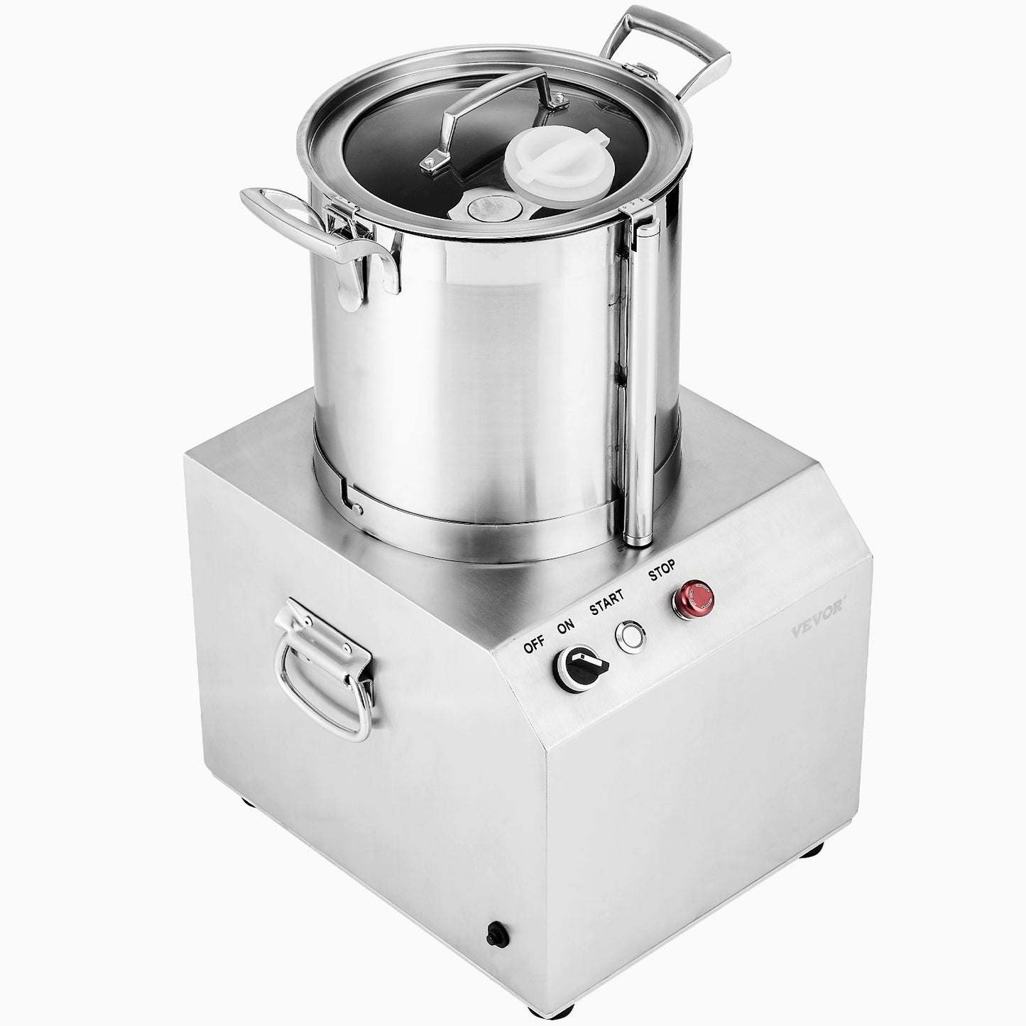 Food Processor &amp; Vegetable Chopper 10L Food Grade Stainless Steel Mixer