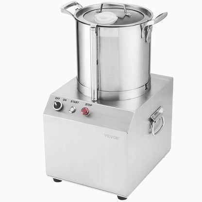Food Processor &amp; Vegetable Chopper 10L Food Grade Stainless Steel Mixer