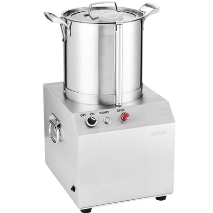 Food Processor &amp; Vegetable Chopper 10L Food Grade Stainless Steel Mixer