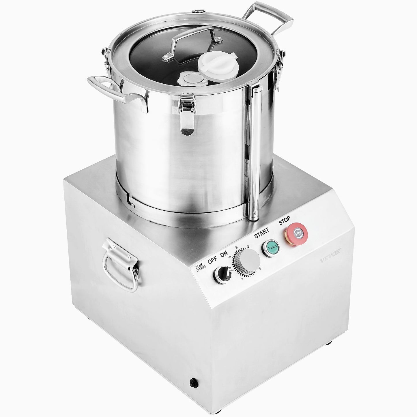 Food Processor &amp; Vegetable Chopper 15L Food Grade Stainless Steel Mixer