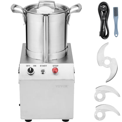 Food Processor &amp; Vegetable Chopper 4L Food Grade Stainless Steel Mixer