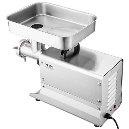 Commercial Electric Meat Grinder 21 Lbs/Min Sausage Stuffer Kitchen