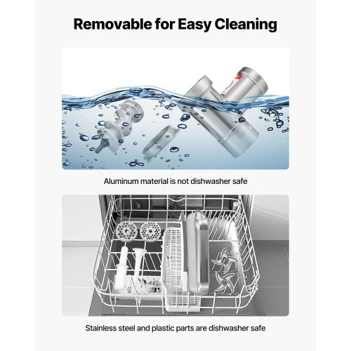 Commercial Electric Meat Grinder 5.5 Lbs/Min Sausage Stuffer Kitchen