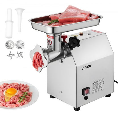 Commercial Electric Meat Grinder 5.5 Lbs/Min Sausage Stuffer Kitchen