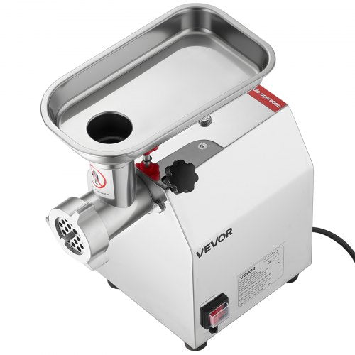 Commercial Electric Meat Grinder 4.5 Lbs/Min Sausage Stuffer Kitchen