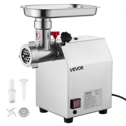 Commercial Electric Meat Grinder 4.5 Lbs/Min Sausage Stuffer Kitchen