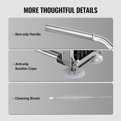 Stainless Steel French Fries Cutter Potato Vegetable Cutter Chopper with Blade